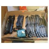 MARX MODEL TRAIN ENGINE, TRACK & TRANSFORMER