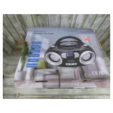 PORTABLE AM-FM-CD PLAYER RADIO