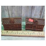VINTAGE LOG CABIN S&P SHAKERS