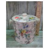 HANDPAINTED BISQUIT JAR