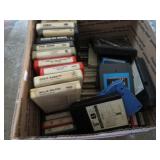 BOX-- CLASSIC ROCK, ETC 8 TRACK TAPES
