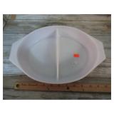 PYREX EARLY AMERICAN DIVIDED DISH