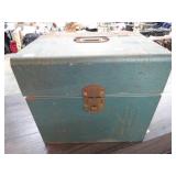 METAL LOCK BOX W./ ASSORTED CONTENTS