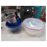 FOOD STORAGE CONTAINER & MIXING BOWLS, ETC