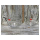 PAMPERED CHEF 8 & 4 CUP MEASURING CUP / BOWLS