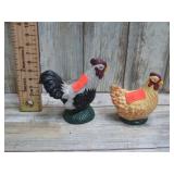 CHICKEN & ROOSTER SALT & PEPPER SHAKERS