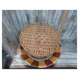 BASKET & WOODEN BOWL