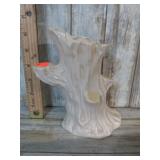 BELLEEK TREE TRUNK VASE