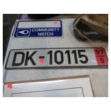 2-- EUROPEAN TYPE VEHICLE TAGS