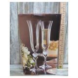 PAIR-- GORHAM WINE FLUTES