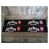 2-- JIM BEAM BAR MATS