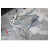 25 lb PLOW ANCHOR W/ CHAIN