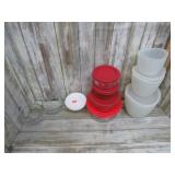 PAMPERED CHEF & ANCHOR HOCKING FOOD CONTAINERS