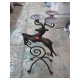 WROUGHT IRON CANDLE STAND