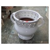 LARGE POTTERY PLANTER -- 12" X 12"