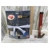 DRILL & DRIVER BITS & CLAW HAMMER