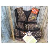 ADULT CAMO LIFE VEST -- 2XL - 3XL -- NEW W/ TAGS