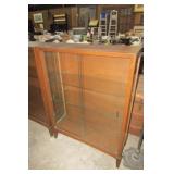 MID CENTURY CURIO CABINET