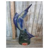1972 SAIL FISH EZRA BROOKS WHISKEY BOTTLE