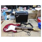 STARGAZER ELECTRIC GUITAR & FENDER FM 25 AMP