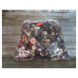 BAG LOT -- ASSORTED BUTTONS - 3 lbs 10 oz