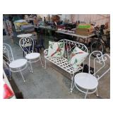 PATIO CHAIRS & LOVE SEAT