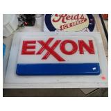 27 1/2" X 15 1/2" PLASTIC EXXON SIGN