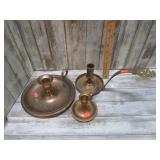 BRASS CANDLE HOLDERS