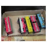 MARX MODEL TRAIN TIN CARS