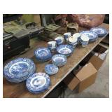 LIBERTY BLUE IRONSTONE CHINA -- MADE IN ENGLAND
