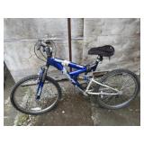 BLUE NEXT 24" 18 SPD BIKE - BENT REAR RIM