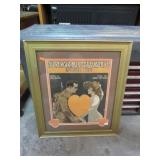 FRAMED WWI SHEET MUSIC