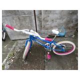 GIRLS BLUE 20" BIKE -- FAIR CONDITION