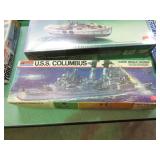 USS COLUMBUS GUIDED MISSILE CRUISER MODEL