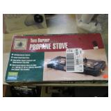 2 BURNER PROPANE CAMPING STOVE