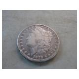 1879-0 MORGAN SILVER DOLLAR COIN