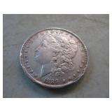 1889 MORGAN SILVER DOLLAR COIN