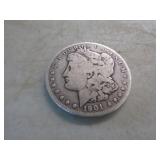 1901-0 MORGAN SILVER DOLLAR COIN