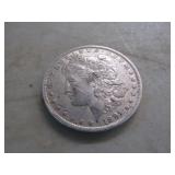 1891-0 MORGAN SILVER DOLLAR COIN