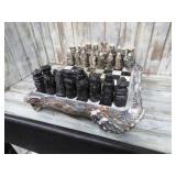 DRAGON & ASIAN FIGURAL CHESS SET