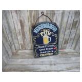 NEIGHBORHOOD PUB METAL SIGN