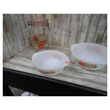 CANISTER & GLASSBAKE DISHES