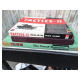 VINTAGE CLUE, TACTICS & SCRABBLE GAMES