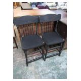 PAIR--VINTAGE DINING ROOM CHAIRS