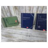 3-- PARTIALLY FILLED LINCOLN CENT BOOKS