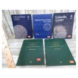 5-- EMPTY COIN BOOKS