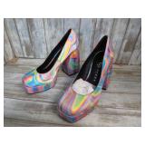 KATY PERRY RAINBOW UPLIFT PUMP SHOES 5M