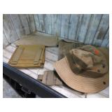 WWII EISENHOWER JACKET, UNIFORM SHIRTS & PANTS ETC