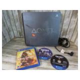 PLAYSTATION PS4 CONSOLE & 3 GAMES