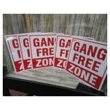 5-- METAL GANG FREE SIGNS